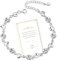 Armband Damen Silber 925,Ambänder Damen,Armband Silber Bracelet Armband Frauen,Armband Freundschaft Kristall Armband Damen Schmuck Damen Armband Damen Silber Armband Herz,Geschenke für Muttertag