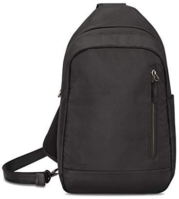 Travelon Unisex Anti Theft Urban Sling Bag Tragetasche, Schwarz