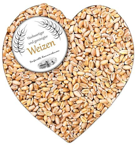 Weizen Futter 5-30 Kg Huehner Vogelfutter Getreide Fuer Hühner Sack Weizenkoerner Hühnerfutter Korn Essen Koerner Wildvögel Kaninchenfutter Ernte 2023 Petigi, Gewicht:5 kg