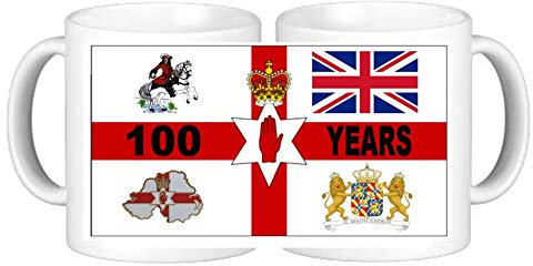 Personalisedjust4u Northern Ireland Centenary 1921-2021 Ceramic Coffee Mug