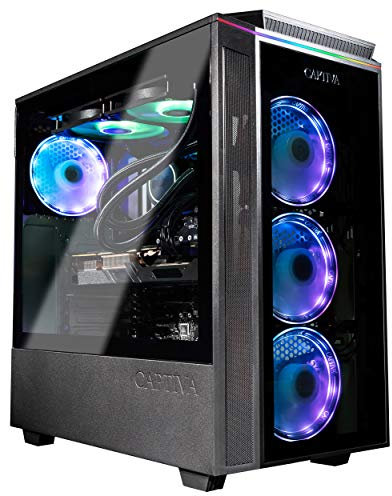 Captiva G19AG 21V1 Gaming-PC | AMD Ryzen 7 5800X | B550 Mainboard | NVIDIA RTX 3070 8GB | 16GB DDR4 RAM | SSD 1TB M.2 NVME | HDD 2TB | Wasserkühlung | RGB Lüfter | Windows 10 Home | PC Spiele