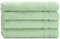 Top Fuel Fashion 4er Pack Handtuch Bambus 26033 50x100 cm Frottier Bambus/Baumwolle eukalyptus (grün)