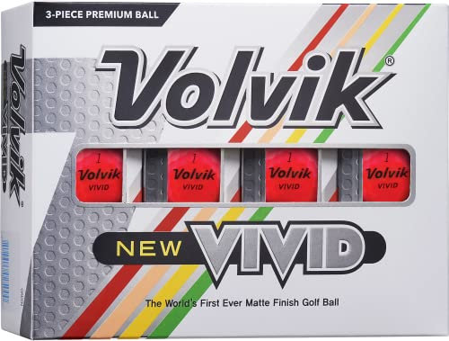 Volvik Lebendige Golfbälle: Mattes Pink, Dutzend