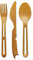 koziol Cutlery 3-teiliges KLIKK Naturholz