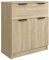vidaXL Aparador Armario Auxiliar Alacena Mesa Consola Entrada Pasillo Vestíbulo Recibidor Mueble de Madera Contrachapada Color Roble Sonoma 60x30x70cm