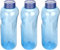 Spar Set 3x 1L Tritan Trinkflaschen Greiner BPA frei enthält neue blaue Deckel mit integrierter Dichtung