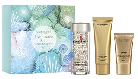 Elizabeth Arden PLUMPING WITH A TWIST Hyaluronic Acid Ceramide Capsules 60-piece Gift Set (Worth £111.60) skincare gifting for women