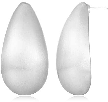 MUYAN Silber Tropfen Ohrringe für Frauen Teardrop Ohrringe Lange Wassertropfen Silver Earrings für Damen Vintage Mode Schmuck Geschenke