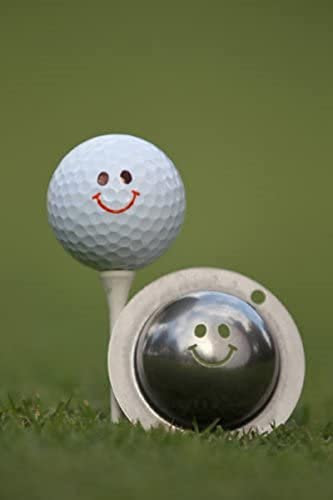 Joayuezo Ball Marker Stainless Steel Golf Balls Marker Stencil DIY Personalized Golf Ball Liner Golf Ball Drawing Alignment Stencils Marking Tool (smile)