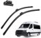 2 Teile/satz Front Scheibenwischer für Mercedes-Benz Sprinter 2018 2019 2020 2021 26 +24,Autofenster vorne Windschutzscheibe Scheibenwischerblätter Set Kit