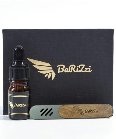 BaRiZzi Oud Autoparfum I Autoduft I Auto Lufterfrischer I Car Diffuser I Car Perfume (Oud Passione, Dunkelgrau)