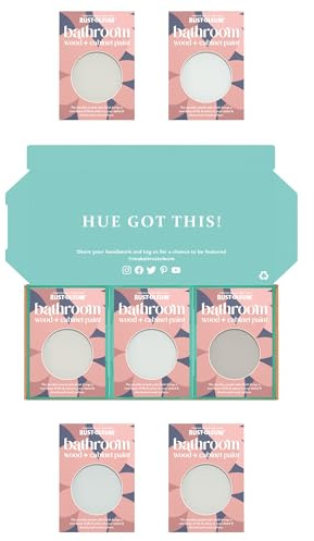 Rust-Oleum Bathroom Cabinet Paint in Satin Finish – Delicate Greys Tester Box