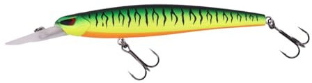 ZECK - schwimmender Wobbler für Zander & Hecht - Murdock 2.0 | 10,5 cm | 1,4 m F - Firetiger