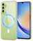 XTCASE Magnetic Case for Samsung Galaxy A34 5G Compatible with Magsafe, Transparent Mobile Phone Case for Samsung Galaxy A34 5G Transparent PC Back + TPU Bumper - Crystal Clear