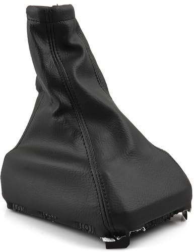 ROBUST Schaltsack Schwarz Leder für Opel Astra F Corsa B Vectra A Combo Calibra A Tigra Kadett E 0738978 90437426 90373314 738978