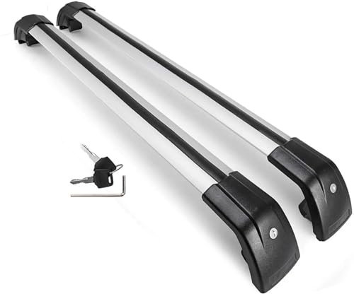 Dachgepäckträger 2 Stücke Für VW Für Tiguan 2010 2011 2012 2013 2014 2015 2016 Dachreling Rack Kreuzstangen Querstangen Dachträger Stangen