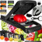 Enleber Gemüseschneider Gemüsehobel Vegetable Chopper dicer，Gemüseschneider,Vegetable Chopper Dicer für Hobeln Von Obst Gemüse