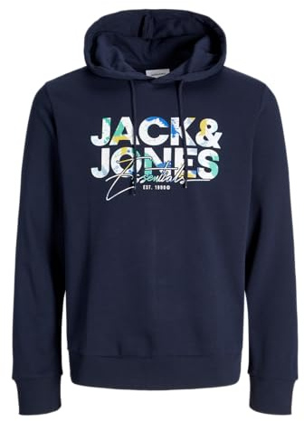 JACK & JONES Male Kapuzenpullover Logo Kapuzenpullover