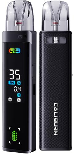 Uwell Caliburn G3 Pro 3,0ml 1000mAh Pod System Kit Farbe Black Leather