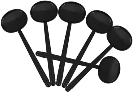Beavorty Oclusor Ocular para Examen Vista, Kit de 6 Piezas en Negro, PP, Bloquea la Luz Ambiental, Adecuado para Consultas de Optometría y Ópticas