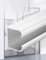 Genérico Kit de herrajes for Puertas corredizas de Granero con Rodillo de guía for Ducha/Armario, riel Deslizante Invisible for Puerta, riel de Aluminio(160cm/63in)