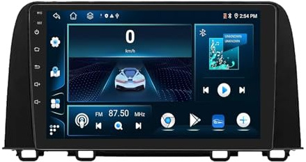 Android 13 2 DIN Car Radio Stereo para Honda CRV 2017-2021 9 Pulgadas Autoradio con WiFi GPS Rear View Camera RDS FM BT DVR SWC Ventilador de refrigeración(2+32G)