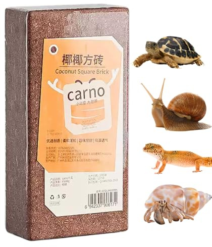 Cocofaser, Coco Coir Ziegel Aquariumsubstrat Schlangenbettbettgarten Boden