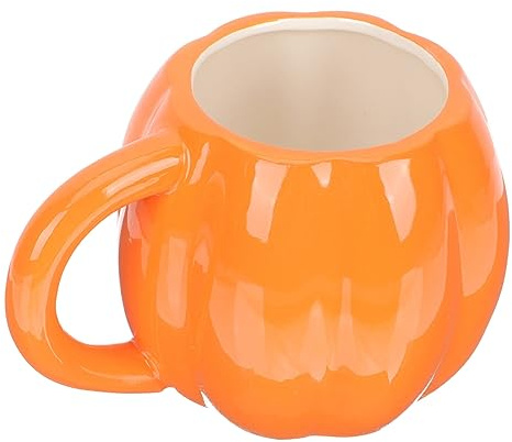 COLLBATH Tasse Céramique Citrouille pour Boissons Chaudes Automne Halloween Mug Robuste et Polyvalent pour Café Thé Lait et