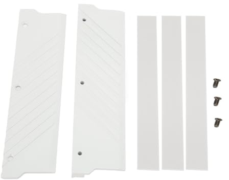 CHICIRIS Memory Cooling Heatsink Fast Heat Conduction DDR5 Memory RAM Cooler Easy Installation for DDR5 Module Users (White)