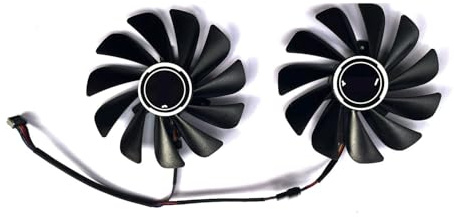 SHUAPOZ Laptop parts For Asrock for Radeon RX 5700 XT 5700XT Graphics Card Cooling Fan CF1010U12S FDC10U12S9-C 95MM 4PIN GPU(FDC10U12S9-C)