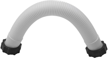 Poolschlauch 50 cm, Schwimmbadschlauch 50,8 cm für 11535, weißes kurzes Rohr, Poolschlauchstück, 50 cm Länge