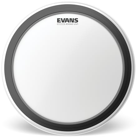 Evans Bass Drum Heads - EMAD UV Coated Bass Drumhead - BD24EMADUV - 24 Inch