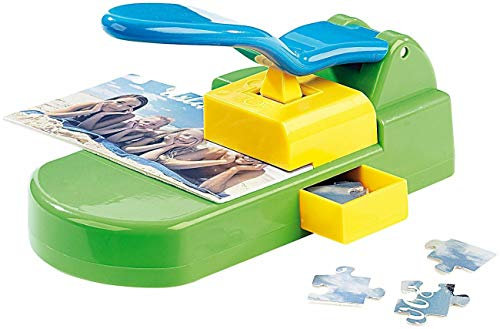 Monsterzeug Puzzle Maker, Puzzlemaschine, Puzzle Stanzer mit Klebe-Puzzle-Kartons, DIY Puzzles, Kreatives Geschenk, Format 10 x 15 cm