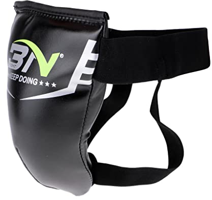 Baoblaze Erwachsener Kinder Tiefschutz Kampfsport Boxen Jungen Suspensorium Unterleibschutz Groin für Boxen Karate boxeo en tailandia Thai, S Schwarz Kinder