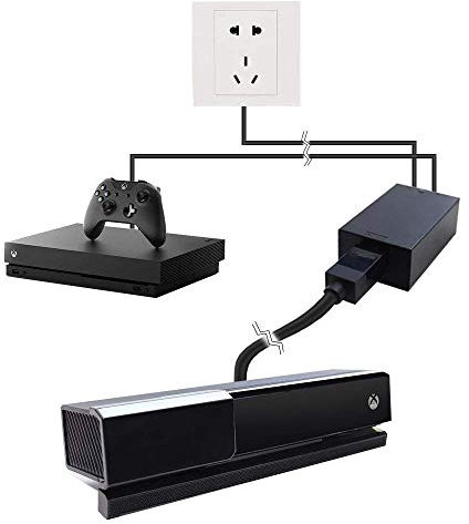 OSTENT Alimentatore CA di tipo UE Plug Adapter per sensore Kinect Xbox One S/X/PC