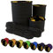 EdcX Paracord 4 mm, 20+ Militärfarben (15 m, 30 m, 50 m, 100 m, 300 m) | Ideal zum Basteln, Camping, Outdoor | 100% Nylonseil 4 mm | Taktische Kordel 550 Typ III (Black Snake, 15 m)