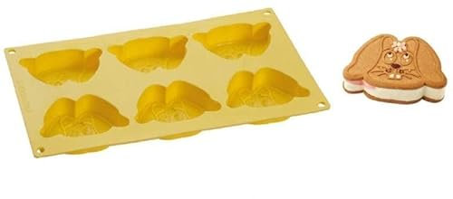 Pavoni Stampo Stampino Forma formina per Gelati Gelato Biscotto Cane Cagnolino Kids 6 Forme