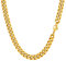 PROSTEEL Herren Collier Kette 18k vergoldet 66cm/9mm Panzerkette Halskette trendig Hip Hop Rapper kubanische Gliederkette Männer Modeschmuck Accessoire Link Chain Necklace