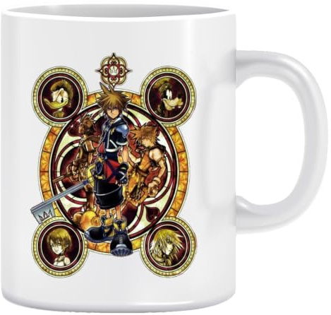 Vendax Kingdom Hearts Sora Buntglas Keramiktasse Ceramic Mug Cup