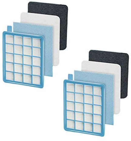 Sillar Confezione da 2 Filtri per gli Aspirapolvere Philips PowerPro Active e PowerPro Compact (Alternativa a FC8058 01)