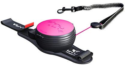 Lishinu3 Hundeleine mit Full-Stop L (13-40kg) neon pink