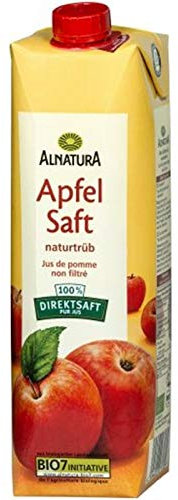 ALNATURA - Jus De Pomme Non Filtré 1L - ( Lot De 4 )