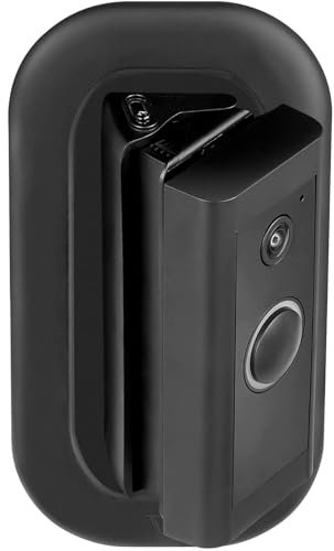 Wasserstein 35° to 55° Horizontal Adjustable Angle Mount and Wall Plate Compatible with Video Doorbell Wired