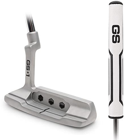 GoSports GS1 Tour Golf Putter - 34 Inch Right-Handed Blade Putter with Oversized Fat Grip and Milled Face