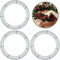 POPOYU 3 Stück Kranz Ring Metall,16 Zoll Metallkranz,Draht Kranz Herstellung Ringe,Türkranz Kranz Haustür Metall Kranz Rahmen Draht für Weihnachten,Halloween,Thanksgiving,Valentines Dekoration