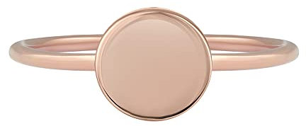 cai Damen Ring 925/- Sterling Silber glänzend ohne Stein rot 274270164-2