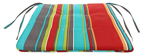 YARNOW Stuhlkissen Zimmer Polster Ethno-Polyester-Stil Stuhl Muster Streifen Pad Tatami Bequem Küche Ecksofa Heimmatte Schreibtischkissen Sitze Büro für Küche Gestreift
