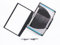CyanWind LCD Cover Hinges Front Bezel Covers Set Black for Dell Ins-piron Gaming G3 15 3500 3590 Laptop 0747KP 747KP Back Shell Rear Lid Top Case with Hinge Frame Blue Logo