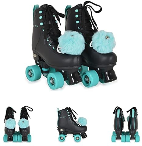 Byox Rollschuhe Escape schwarz PU-Rollen PU-Bremse ABEC-5 Lager Größe L (39-42)
