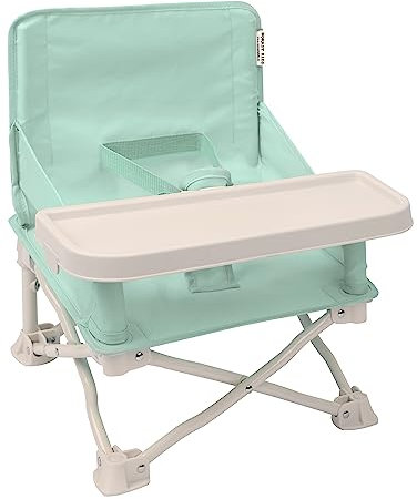 Nomady Kids - Silla Elevadora Portátil Infantil/Trona con Bandeja - Bebes 6 a 36 Meses (Mint)